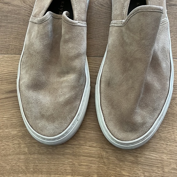 Jenni Kayne Suede Lounger Sneaker, tan, EUC - Picture 4 of 10